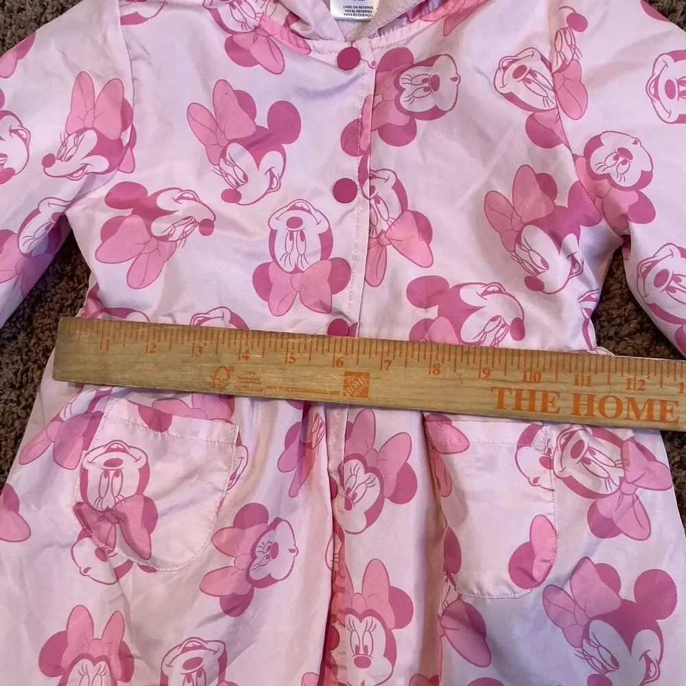 Toddler Girls' Disney Minnie Mouse Lightweight Jacket Size 4T